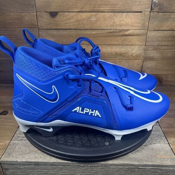 Nike Mens Alpha Menace Pro 3 Football Cleats Size 11.5 Royal Blue CT6649-414 NEW - Picture 1 of 12